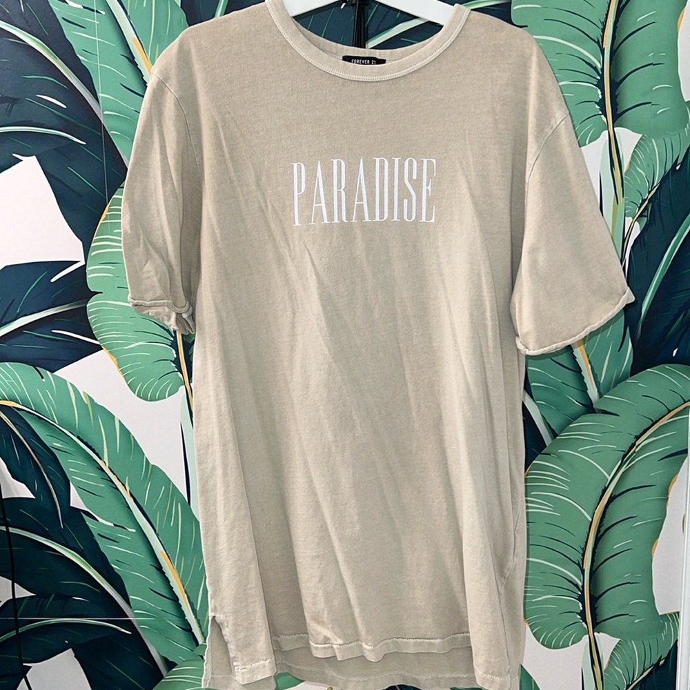 Forever 21 Paradise long tee
